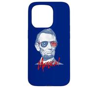 Carcasa para iPhone 15 Pro Merica Lincoln - 4th July Veterans or Memorial Day Abe