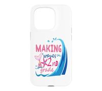 Carcasa para iPhone 15 Pro Mermaid Making Waves in 2nd Grade Girls Back to School Day