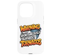 Carcasa para iPhone 15 Pro Meteorólogo Divertido Tornado Fan del Clima