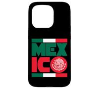 Carcasa para iPhone 15 Pro Mexican Pride Eagle Emblem Patriotic México Aztec Calendar