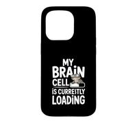 Carcasa para iPhone 15 Pro Mi Cerebro está Cargando un dragón Barbudo Divertido