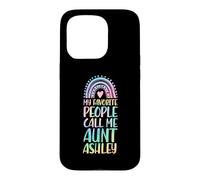 Carcasa para iPhone 15 Pro Mi Gente Favorita me Llama tía Ashley Nombre tía