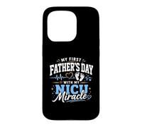 Carcasa para iPhone 15 Pro Mi Primer día del Padre con mi Milagro de la UCIN
