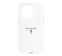 Carcasa para iPhone 15 Pro Mi Salvador Minimalista Fe Jesús Cool Christian