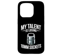 Carcasa para iPhone 15 Pro Mi Talento está perdiendo 10MM Sockets Car Guy Meme Mecánico de Coches