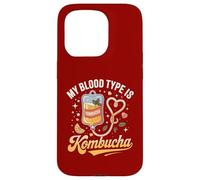 Carcasa para iPhone 15 Pro Mi Tipo de Sangre es Kombucha