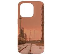 Carcasa para iPhone 15 Pro Midwest Gothic Aesthetic Rural Train Refinery Winter Vibes