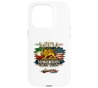 Carcasa para iPhone 15 Pro MIGA Hace Que Irán vuelva a ser Grande León patriótico Sun America