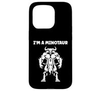 Carcasa para iPhone 15 Pro Minimalist Monster Minotaur Greek Mythology I'm a Minotaur