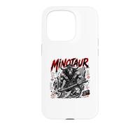 Carcasa para iPhone 15 Pro Minotauro Laberinto de Sangre Monstruo Griego Antiguo