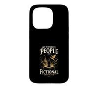 Carcasa para iPhone 15 Pro Mis Personajes Favoritos Son Ficcion Amante de Libros