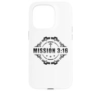Carcasa para iPhone 15 Pro Mission 3:16 - Christian Faith Church Ministry Soldier