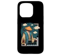 Carcasa para iPhone 15 Pro Mito Legendario japonés del Paisaje Nublado de la Cultura del Guerrero Ron