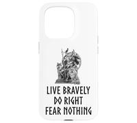 Carcasa para iPhone 15 Pro Mitología nórdica - Dios nórdico Odin - No temer Nada - Medieval