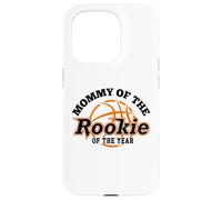 Carcasa para iPhone 15 Pro Mommy Rookie of The Year Basketball Mom of The Birthday Boy