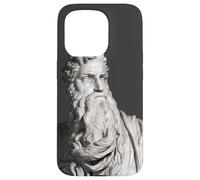 Carcasa para iPhone 15 Pro Moses Miguel Ángel Estatua Renacentista Profeta Torá Biblia