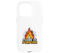 Carcasa para iPhone 15 Pro Motivación impulsada por un propósito Diseño de mentalidad de energía de Fuego