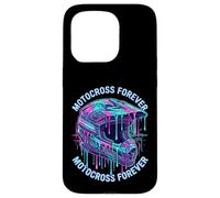 Carcasa para iPhone 15 Pro Motocross Forever Casco Arte dinámica
