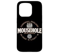 Carcasa para iPhone 15 Pro Mousehole Cornwall England Coordenadas Etiqueta 2C