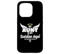 Carcasa para iPhone 15 Pro My Aunt Is My Guardian Angel She Watches Over Me In Memory