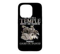 Carcasa para iPhone 15 Pro My Body Is A Temple Ancient Crumbling Probably Cursed