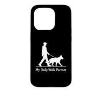 Carcasa para iPhone 15 Pro My Daily Walk Partner German Shepherd Owner