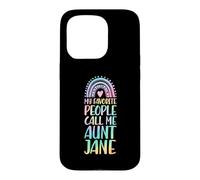 Carcasa para iPhone 15 Pro My Favorite People Call Me Aunt Jane Nombre Tía