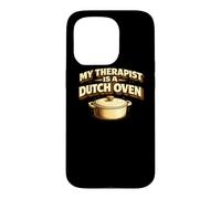 Carcasa para iPhone 15 Pro My Therapist Is A Dutch Oven Sourdough Bread Baking Baker