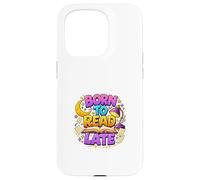 Carcasa para iPhone 15 Pro Nacido para Leer Late Night Book Lover Mood