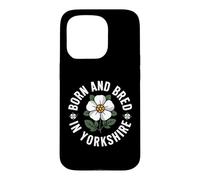 Carcasa para iPhone 15 Pro Nacido y Criado en Yorkshire, White Rose County