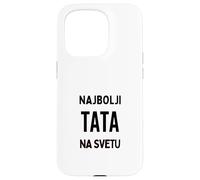 Carcasa para iPhone 15 Pro Najbolji Tata na Svetu Mejor papá del Mundo Serbio