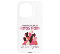 Carcasa para iPhone 15 Pro National Women’s History Month 2026 We Rise Together