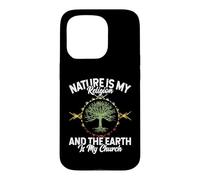 Carcasa para iPhone 15 Pro Nature Is My Religion Earth Is My Church Native American Day