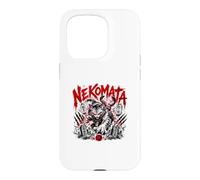 Carcasa para iPhone 15 Pro Nekomata Demon Cat Japanese Yokai Spirit Horror
