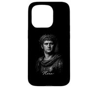 Carcasa para iPhone 15 Pro Nero Emperador Romano Retrato Antiguo Icono de Roma