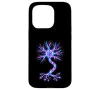 Carcasa para iPhone 15 Pro Neurobiología Neurona Cell Señal eléctrica Ciencia del Cerebro