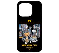 Carcasa para iPhone 15 Pro New York City Teddy Bear Stories Illustration Graphic Design