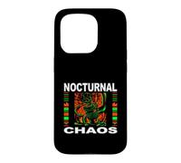 Carcasa para iPhone 15 Pro Nights Owl Gamer Nocturnal Chaos Coffee Lover