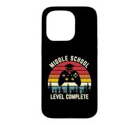 Carcasa para iPhone 15 Pro Nivel de Escuela Secundaria Completa Clase de Videojuegos graduación