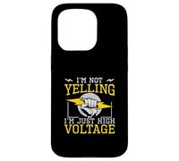 Carcasa para iPhone 15 Pro No Estoy Gritando, Soy Solo un Ingeniero eléctrico de Alto Voltaje
