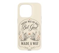 Carcasa para iPhone 15 Pro No había Manera Sino Que Dios Hizo un Camino la fe Cristiana