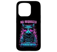 Carcasa para iPhone 15 Pro No Hay peticiones House Cat DJ Rave EDM Music Deejay Equalizer