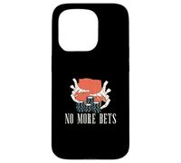 Carcasa para iPhone 15 Pro No más apuestas Funny Casino Juego Poker Noche Un Distribuidor de Tarjetas