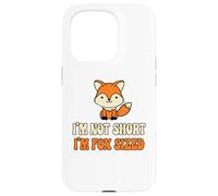 Carcasa para iPhone 15 Pro No Soy Corto, Soy Zorro, Gente Baja, Broma, Persona Corta,