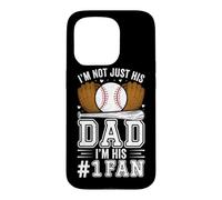 Carcasa para iPhone 15 Pro No Soy Solo su papá, Soy su Fan #1