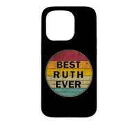 Carcasa para iPhone 15 Pro Nombre Personalizado Ruth I Love Ruth Retro Vintage Style