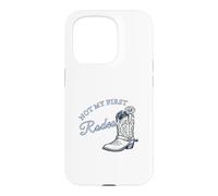 Carcasa para iPhone 15 Pro Not My First Rodeo | Bota Vaquera Retro Occidental Daisy