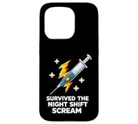Carcasa para iPhone 15 Pro Nurse Survived The Night Shift Scream