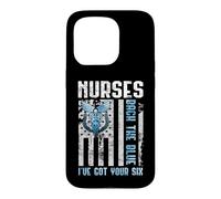 Carcasa para iPhone 15 Pro Nurses Back The Blue I've Got Your Six - Nurse Show Support