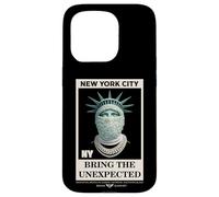 Carcasa para iPhone 15 Pro NYC Statue of Liberty with Fur Mask Bring The Unexpected
